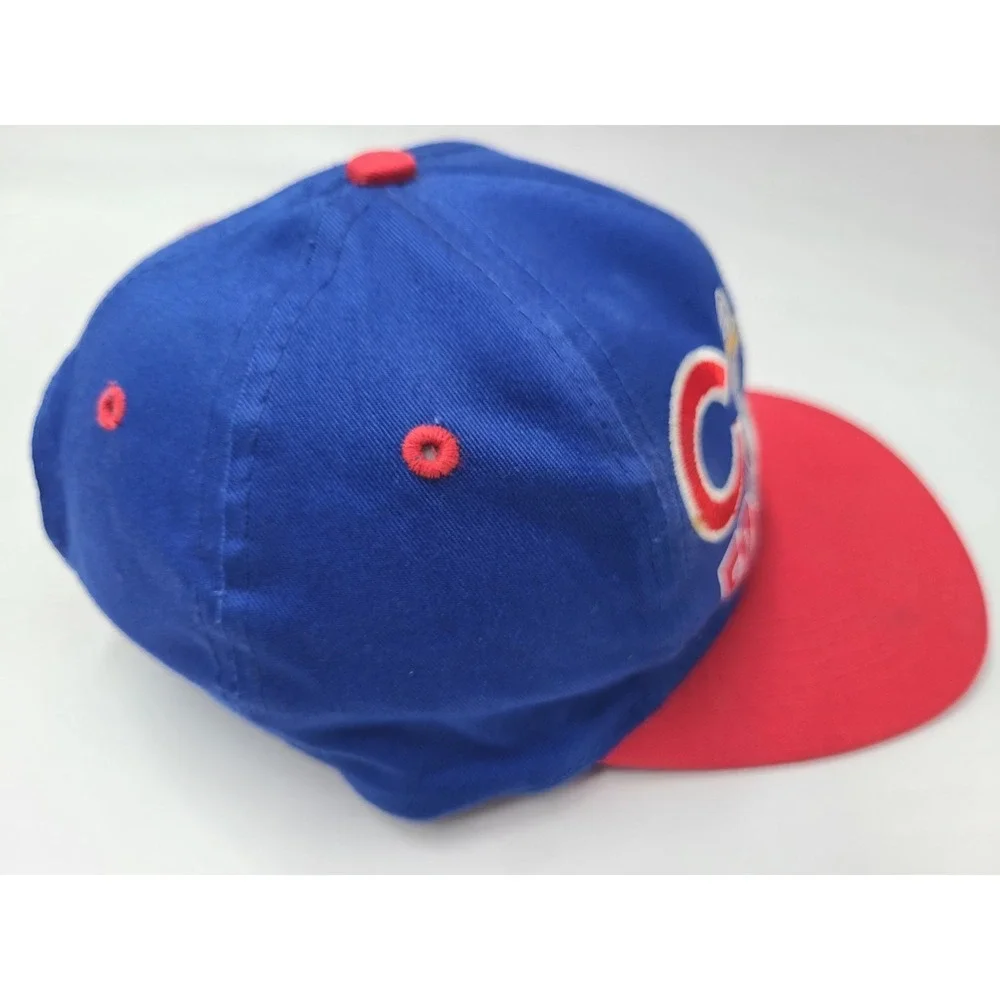 Vintage Youth Chicago Cubs Looney Tunes Fowl Play Taz Daffy Snapback Hat Cap MLB
